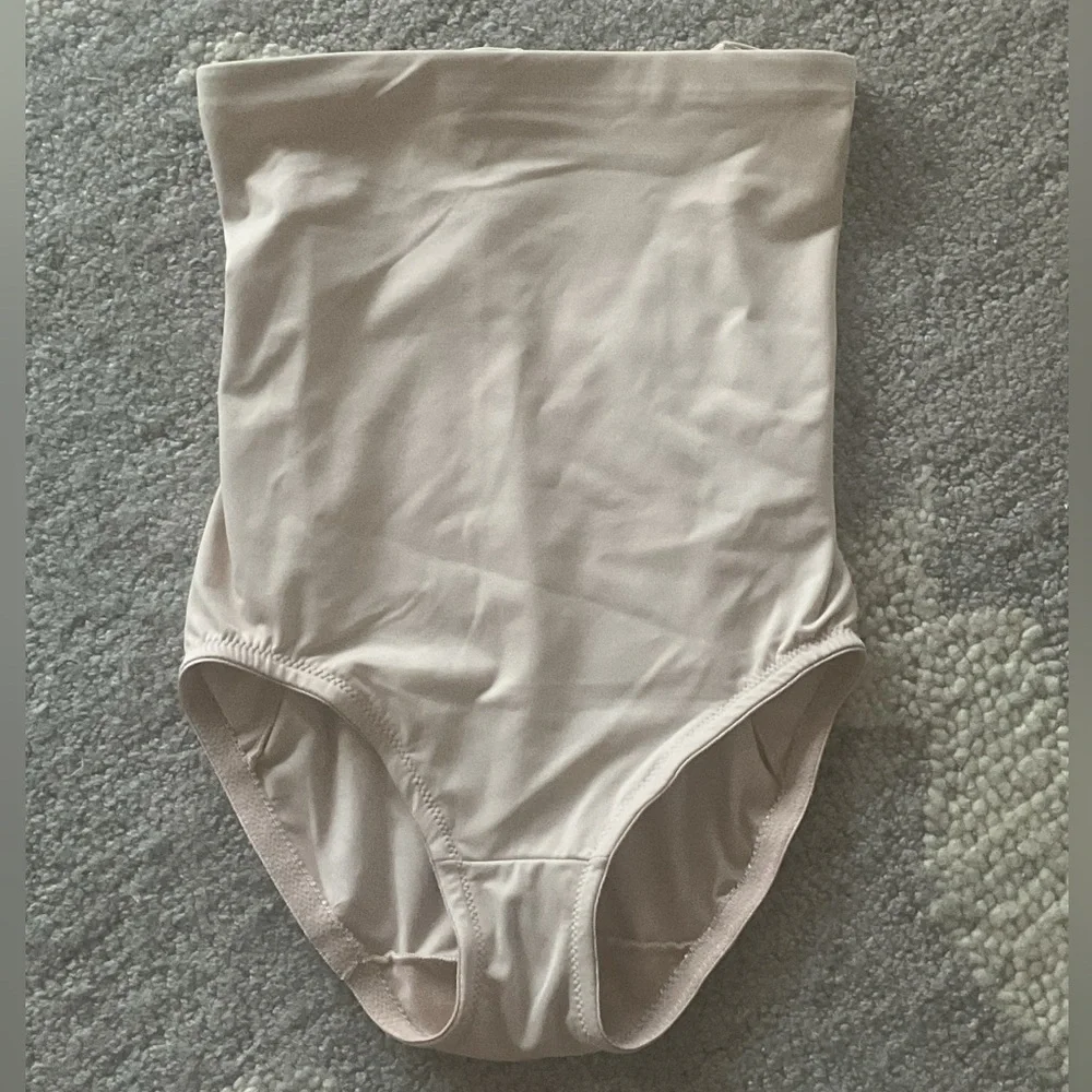 Cupid 5105 Beige Shapewear High-Waist Briefs Medium new - Picture 1 of 6
